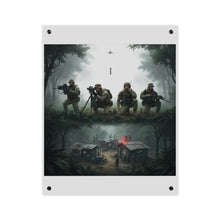 Load image into Gallery viewer, Acrylic Wall Art Panel - Jungle Drug Lab Destruction wo Explosions
