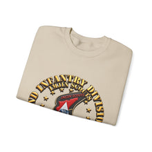Load image into Gallery viewer, Crewneck Sweatshirt - Army - 2nd Infantry Division - ImJin Scout - DMZ Missions - 3D - Enhanced
