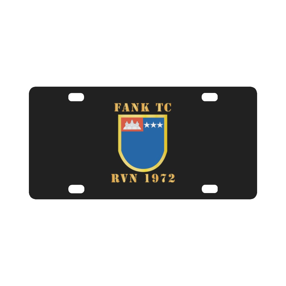 Flash - FANK TC - RVN 1972 - GOLD X 300 Classic License Plate