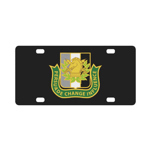 Army - DUI - Psychological Operations Classic License Plate