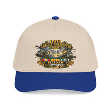 Load image into Gallery viewer, Mid Profile Baseball Cap - Army - 116th Assault Helicopter Co w  Aviator Badge w VN SVC - HORNETS - 3D - Enhanced

