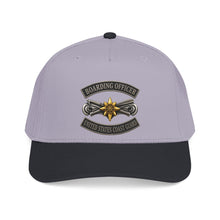 Load image into Gallery viewer, Mid Profile Baseball Cap - USCG - Boarding Officer w txt - 3D - Enhanced
