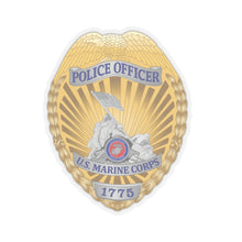 Load image into Gallery viewer, Kiss-Cut Stickers - USMC - Police Officer -  U.S. Marine Corps 1775 X 300
