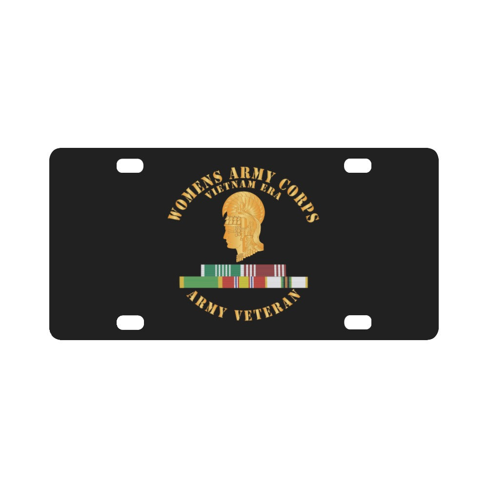 Womens Army Corps Vietnam Era - w ARCOM - GCMDL- WAC - NDSM - COLD X 300 Classic License Plate