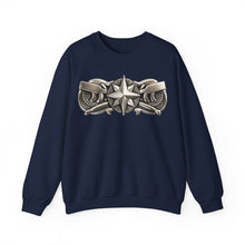 Load image into Gallery viewer, Crewneck Sweatshirt - USCG - Coxswain wo txt- 3D - Enhanced
