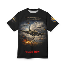 Load image into Gallery viewer, WWII 775th Bomb Squadron 'Bomb Run' All-Over Print Tee
