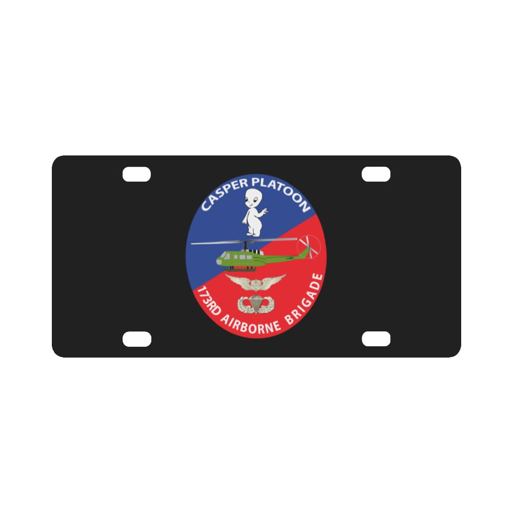 Army - Casper Aviation Platoon - Vietnam Veteran Classic License Plate