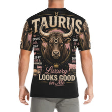 Load image into Gallery viewer, Taurus - Luxury looks good on me Men's All Over Print Crew Neck T-Shirt
