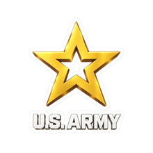 Load image into Gallery viewer, Kiss-Cut Stickers - Army Star W Us Army w White Star - 3D - Enhanced
