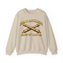 Load image into Gallery viewer, Crewneck Sweatshirt - Field Artillery - King of Battle - 3D - Enhanced

