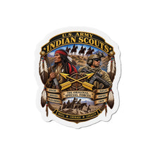 Load image into Gallery viewer, Die-Cut Magnet - United States Indian Scouts (USS) - Original Special Forces - 3D - Enhanced
