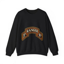 Load image into Gallery viewer, Crewneck Sweatshirt - Army - 3rd Ranger Battalion - Ranger Scroll - 3D - Enhanced
