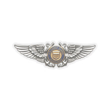 Load image into Gallery viewer, Kiss-Cut Stickers - USCG - Aviator Badge - Auxiliary wo txt - 3D - Enhanced

