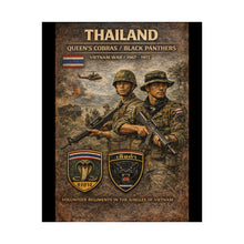 Load image into Gallery viewer, Matte Poster - Thailand's war heroes Cobras and Panthers
