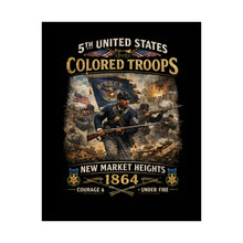 Load image into Gallery viewer, Matte Poster - 5th USCT at New Market Heights - Shirt - Front
