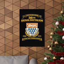 Load image into Gallery viewer, Matte Poster - 36th Signal Battalion Vietnam War tribute
