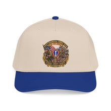 Load image into Gallery viewer, Mid Profile Baseball Cap - Army - 442nd Infantry Regimental Combat Team - 3D - Enhanced with EUR WWII SVC

