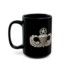 Load image into Gallery viewer, Black Mug  (15oz) - Army - Master Airborne Badge - No Txt - 3D X 300
