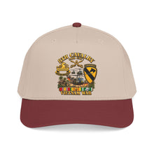 Load image into Gallery viewer, Mid Profile Baseball Cap - Army - 8th Cavalry (Air Cav) - 1st Cav Division w VN SVC - 3D - Enhanced
