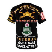 Load image into Gallery viewer, Unisex AOP - 1st Battalion, 35th Armor Regiment - To Conquer or Die - Gulf War Combat Veteran - C-11 Capital Punishment
