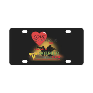 Army - Fire - Soldier of Love X 300 Classic License Plate