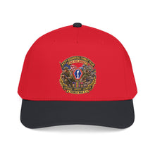 Load image into Gallery viewer, Mid Profile Baseball Cap - Army - 442nd Infantry Regimental Combat Team - 3D - Enhanced with EUR WWII SVC
