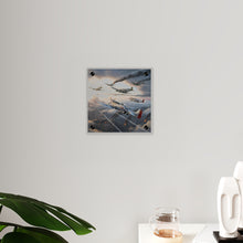 Load image into Gallery viewer, Acrylic Wall Art Panel - Red Tails in Action
