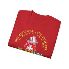 Load image into Gallery viewer, Unisex Ultra Cotton Tee - 6th Battalion, 14th Artillery Regiment - DUI - VN SVC BAR - Top X 300
