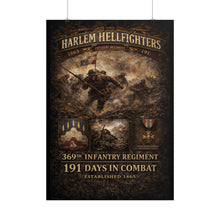 Load image into Gallery viewer, Rolled Posters - 369th Infantry Regiment - Assault across No Man's Land - WWI
