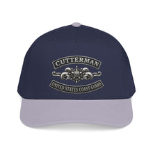 Load image into Gallery viewer, Mid Profile Baseball Cap - USCG - Cutterman - Enlisted w txt - 3D - Enhanced
