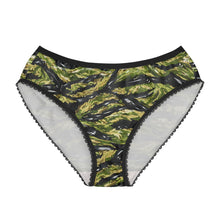 Load image into Gallery viewer, Women's Briefs (AOP) - Vienam Tiger Stripe Hydrographic pattern
