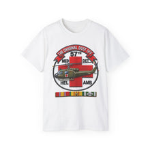 Load image into Gallery viewer, Unisex Ultra Cotton Tee - Army - 57th Medical Co - Original Dustoff - Vietnam w VN SVC - 3D - Enhanced
