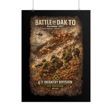 Load image into Gallery viewer, Rolled Posters - 4th Infantry Division - Battle of Dak To - 1967
