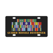 Load image into Gallery viewer, Navy - Destroyer - USS John S McCain - Ships Ribbons ONLY V1 Classic License Plate
