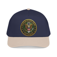 Load image into Gallery viewer, Mid Profile Baseball Cap - Army - US Army Veteran - 3D - Enhanced
