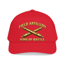 Load image into Gallery viewer, Mid Profile Baseball Cap - Field Artillery - King of Battle - 3D - Enhanced
