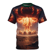 Load image into Gallery viewer, All Over Print Unisex Cut &amp; Sew Tee - AOP - Coming Soon Design, Custom Graphic T-shirt, Novelty Top, Unique Apparel, Gift for Men and Women,
