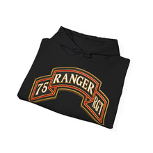 Load image into Gallery viewer, Hoodie – Army - 75th Ranger Regiment - Ranger Scroll - 3D - Enhanced
