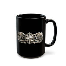 Load image into Gallery viewer, Black Mug  (15oz) - USCG - Coxswain wo txt- 3D - Enhanced
