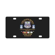 Load image into Gallery viewer, Army - 118th Infantry Regiment - 218th Manuver Enhancment Bde (MEB) w COLD SVC Classic License Plate
