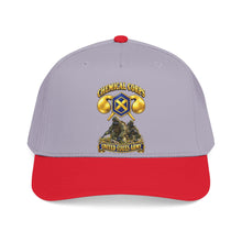 Load image into Gallery viewer, Mid Profile Baseball Cap - Army - Chemical Corps w Scene - 3D - Enhanced
