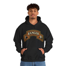 Load image into Gallery viewer, Hoodie – Army - 1st Ranger Battalion - Ranger Scroll - 3D - Enhanced

