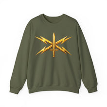 Load image into Gallery viewer, Crewneck Sweatshirt - Army Cyber Corps Branch Insignia - 3D - Enhanced
