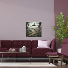 Load image into Gallery viewer, Indoor and Outdoor Silk Posters - Vietnam Village Helicopter Assault
