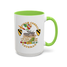 Load image into Gallery viewer, Colorful Mug (11oz/15oz) - Army - Charlie Battery.2nd Battalion,17th Field Artillery - w  1st Cavalry Div - M110 8in SP - Vietnam Vet w VN SVC X 300
