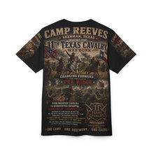 Load image into Gallery viewer, Camp Reeves 11th Texas Cavalry Graphic Tee — May 1861 - Sherman, Texas, May 1861
