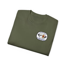 Load image into Gallery viewer, Unisex Ultra Cotton Tee - Vietnam Combat Aviation Vet w Air Crew Badges - HQ &amp; HQ Company 12th Aviation Group Combat Blackjack - Sgt Howard Meyers - 1968-1969 SVC X 300
