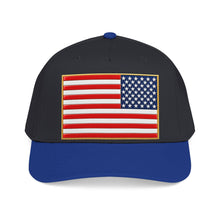 Load image into Gallery viewer, Mid Profile Baseball Cap - Flag - United States - 3D - Enhanced
