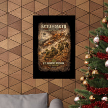 Load image into Gallery viewer, Matte Poster - 4th Infantry Division - Battle of Dak To - 1967
