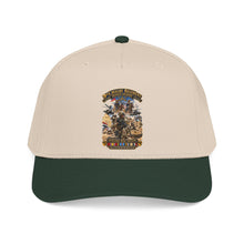Load image into Gallery viewer, Mid Profile Baseball Cap - Army - Todays Buffalo Soldiers in Iraq - OIF - Cavalrymen at War  w IRAQ SVC - 3D - Enhanced
